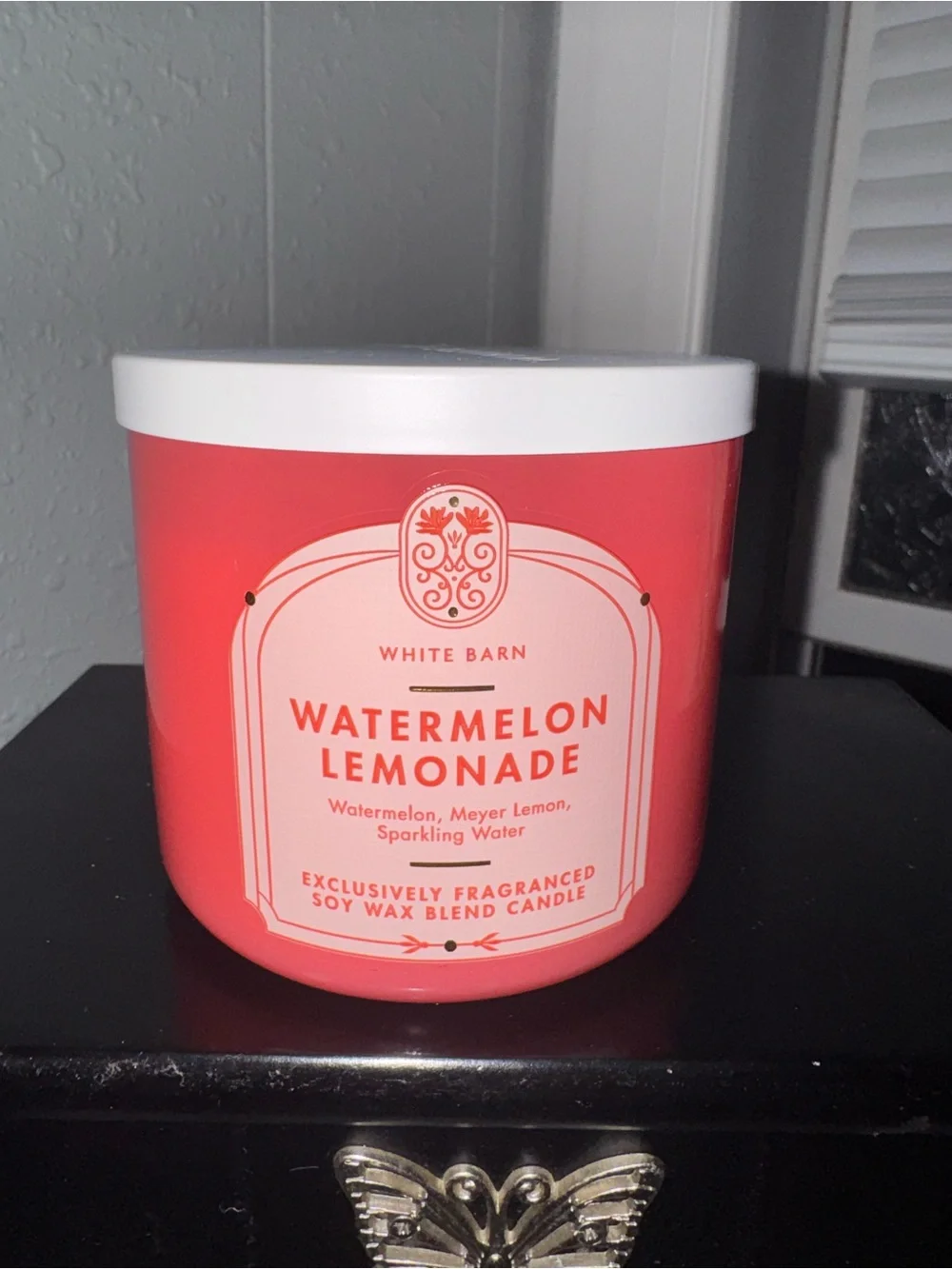 White Barn Watermelon Lemonade Soy Wax Candle - Pink